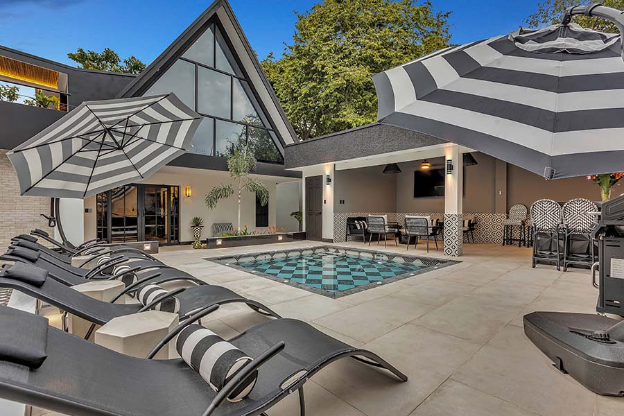 Villa Black and White Exterior, Jaco Costa Rica Rentals