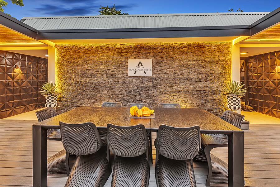 Villa Black and White Exterior, Jaco Costa Rica Rentals